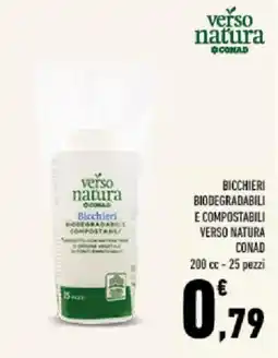 Conad Tuday Bicchieri Verso Natura offerta