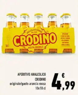 Conad Tuday Aperitivo analcolico Crodino offerta