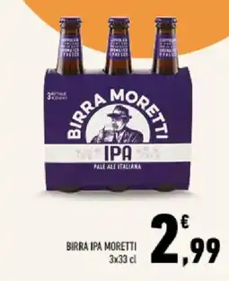 Conad Tuday Birra IPA Moretti offerta
