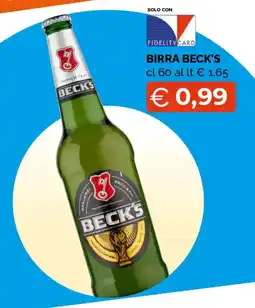 Mercatò Extra Birra Beck's offerta