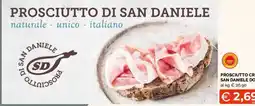 Mercatò Extra Prosciutto di San Daniele offerta