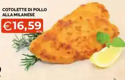 Mercatò Extra Cotolette di pollo alla milanese offerta