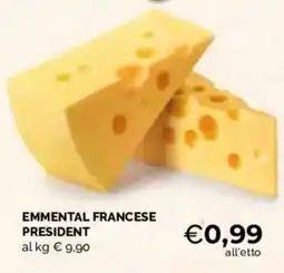 Mercatò Extra Emmenthal francese President offerta