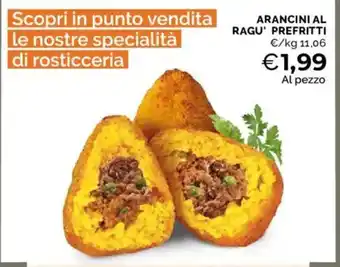 Mercatò Arancini al Ragu' prefritti offerta