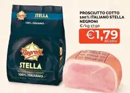 Mercatò Prosciutto cotto Negroni Stella offerta