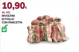 Basko Involtini di pollo con pancetta offerta
