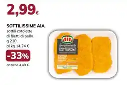 Basko Sottilissime AIA sottili cotolette di filetti di pollo offerta