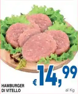 DEM Hamburger di vitello offerta