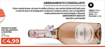 Prosecco Rosé DOC Millesimato La Gioiosa