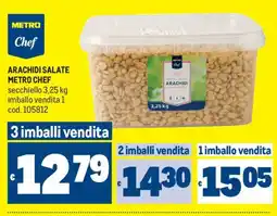 Metro Arachidi salate Metro Chef offerta