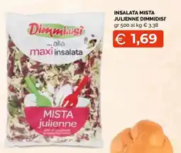 Mercatò Extra Dimmidisi alla maxi insalata MISTA julienne offerta
