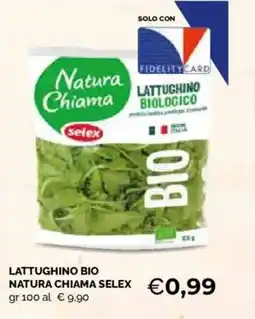 Mercatò Extra Lattughino bio Natura Chiama Selex offerta