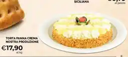 Mercatò Extra Torta panna crema nostra produzione offerta