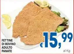 DEM Fettine di bovino adulto panate offerta