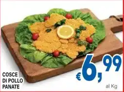 DEM Cosce di pollo panate offerta