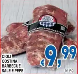 DEM Cioli costina barbecue sale e pepe offerta