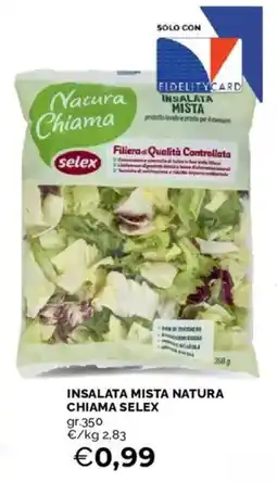Mercatò Insalata mista natura chiama selex offerta