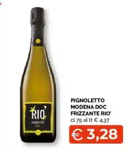 Mercatò Extra Pignoletto frizzante Rio' offerta