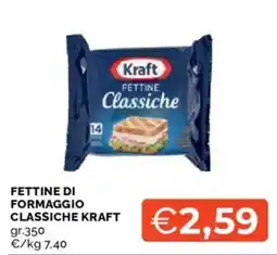 Mercatò Fettine di formaggio classiche Kraft offerta