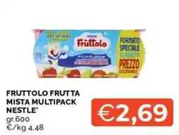 Mercatò Fruttolo frutta mista multipack Nestlé' offerta