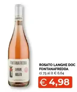 Mercatò Extra Rosato Langhe Doc Fontanafredda offerta