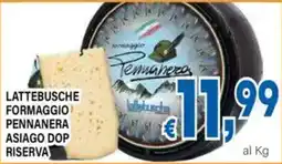 DEM Lattebusche formaggio Pennanera Asiago DOP riserva offerta