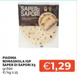 Mercatò Piadina Romagnola IGP Saper di Sapori offerta