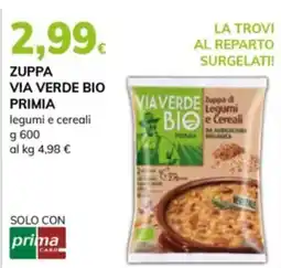 Basko Zuppa Via Verde Bio Primia legumi e cereali offerta