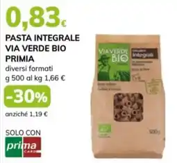 Basko Pasta integrale Via Verde Bio Primia offerta