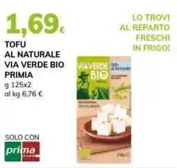 Basko Tofu al naturale Via Verde Bio offerta