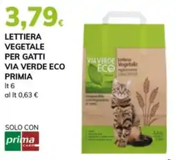 Basko Lettiera vegetale per gatti Via Verde Eco Primia offerta