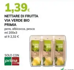 Basko Nettare di frutta Via Verde Bio Primia offerta