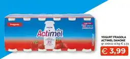 Mercatò Extra Yogurt fragola Actimel Danone offerta