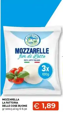 Mercatò Extra Mozzarella la fattoria delle cose buone offerta