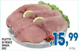 DEM Filetto di pesce spada dec offerta