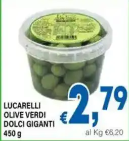 DEM Lucarelli olive verdi dolci giganti offerta