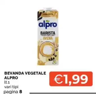 Mercatò Bevanda vegetale Alpro Barista Avena offerta