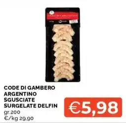 Mercatò Gambero argentino sgusciate delfin offerta