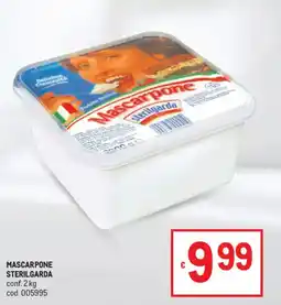 Metro Mascarpone sterilgarda offerta