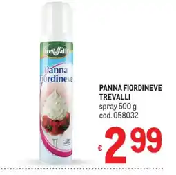 Metro Panna fiordineve Trevalli offerta