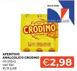 Mercatò Aperitivo analcolico Crodino offerta