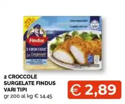 Mercatò Extra 2 Crocchette Findus offerta