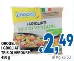 DEM Orogel i grigliati tris di verdure offerta