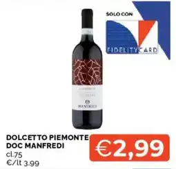 Mercatò Dolcetto Piemonte Doc Manfredi offerta