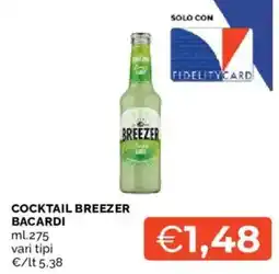 Mercatò Cocktail Breezer Bacardi offerta