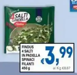 DEM Findus 4 Salti in Padella Spinaci Filanti offerta