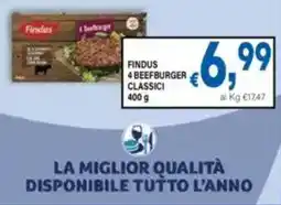 DEM Findus 4 Beefburger Classici offerta