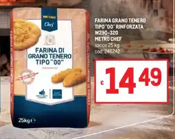 Metro Farina di grano tenero tipo "00" Metro Chef offerta