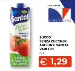Mercatò Extra Succo senza zuccheri aggiunti Santal offerta