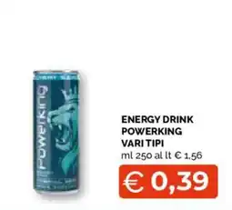 Mercatò Extra Energy drink Powerking vari tipi offerta